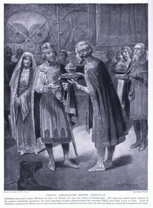 1920年代のアセルスタン以前のフランス大使 作： Ernest Prater